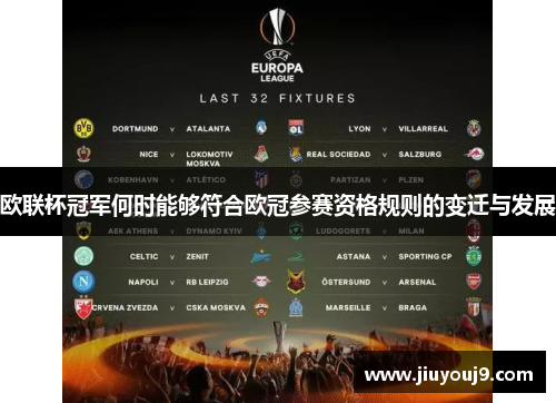 欧联杯冠军何时能够符合欧冠参赛资格规则的变迁与发展